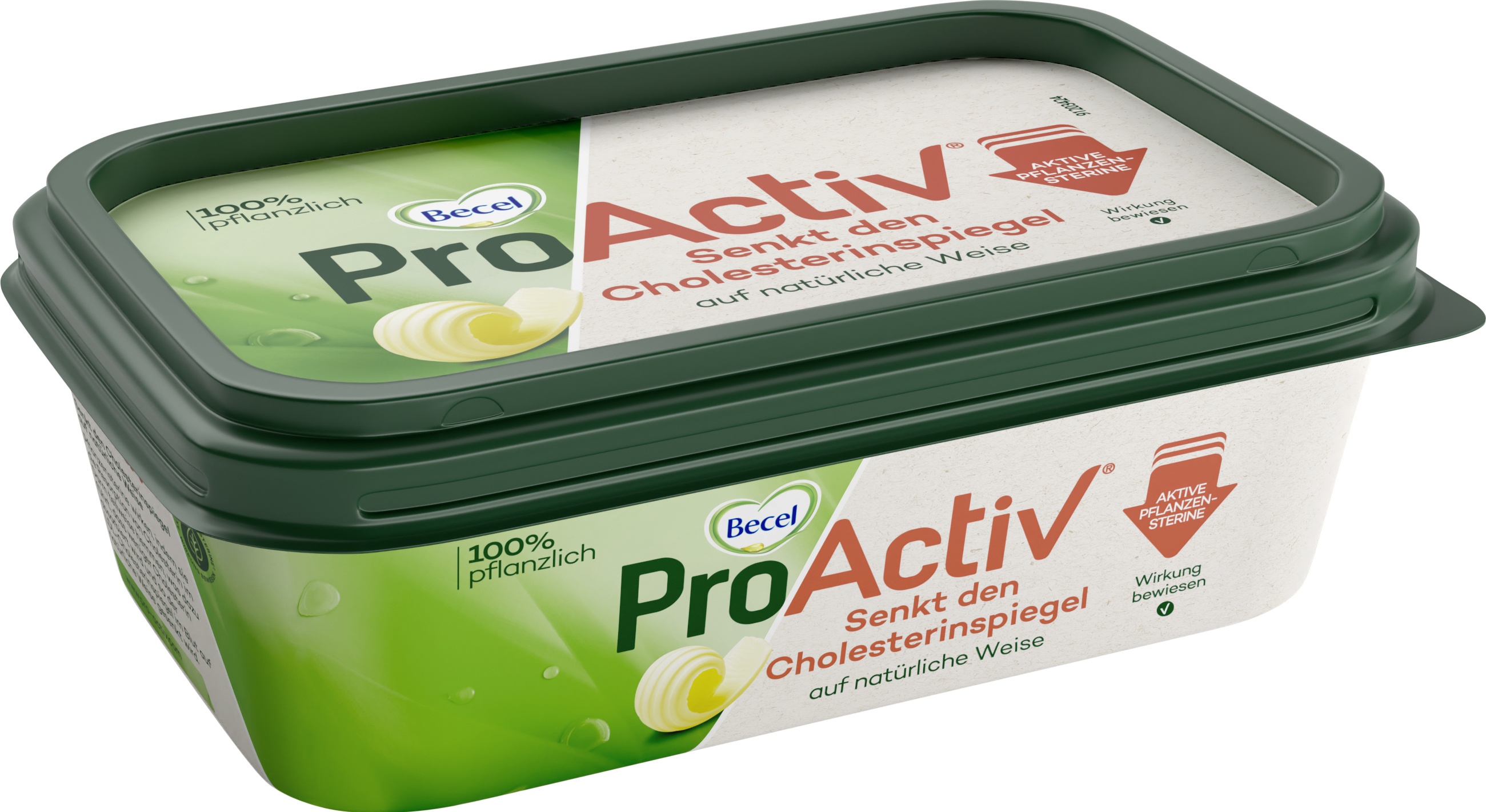 Becel Pro Ac 40% fat 225g Consuming 1.5 to 2.4 g of plant sterols daily can reduce cholesterol levels by 7-10% in 2-3 weeks. One serving (10 g) contains 0.66 g plant sterols. Consume three servings (30 g) daily. Eat ProActiv as part of a healthy diet and lifestyle with lots of fruit and vegetables. It is not advisable to consume more than 3 g of plant sterols per day. High cholesterol is a risk factor for coronary heart disease. You may need to improve more than one risk factor to reduce your overall risk. ProActiv is no