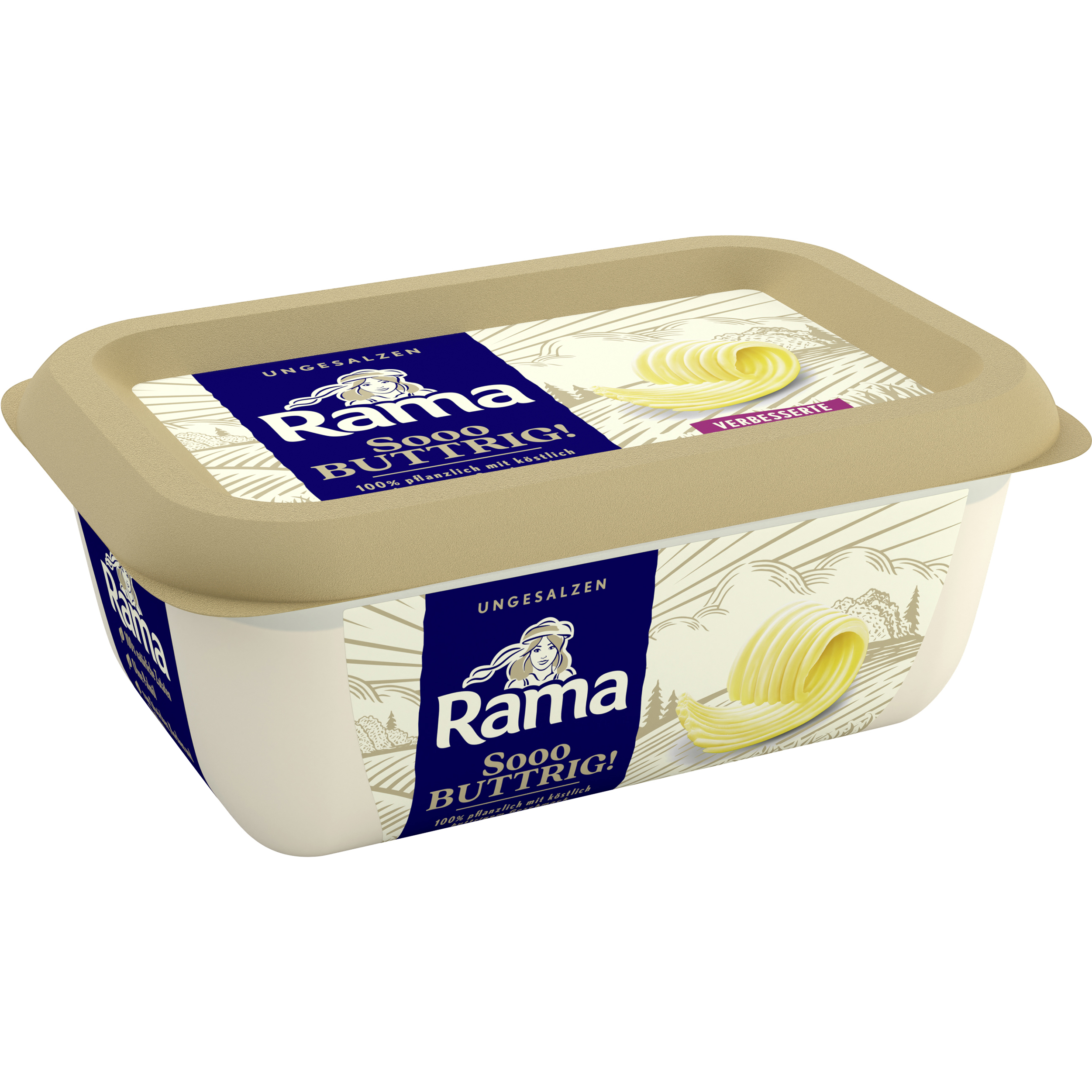 Rama Sooo BUTTRIG! 225g 100% pflanzlich mit köstlich buttrigem Geschmack