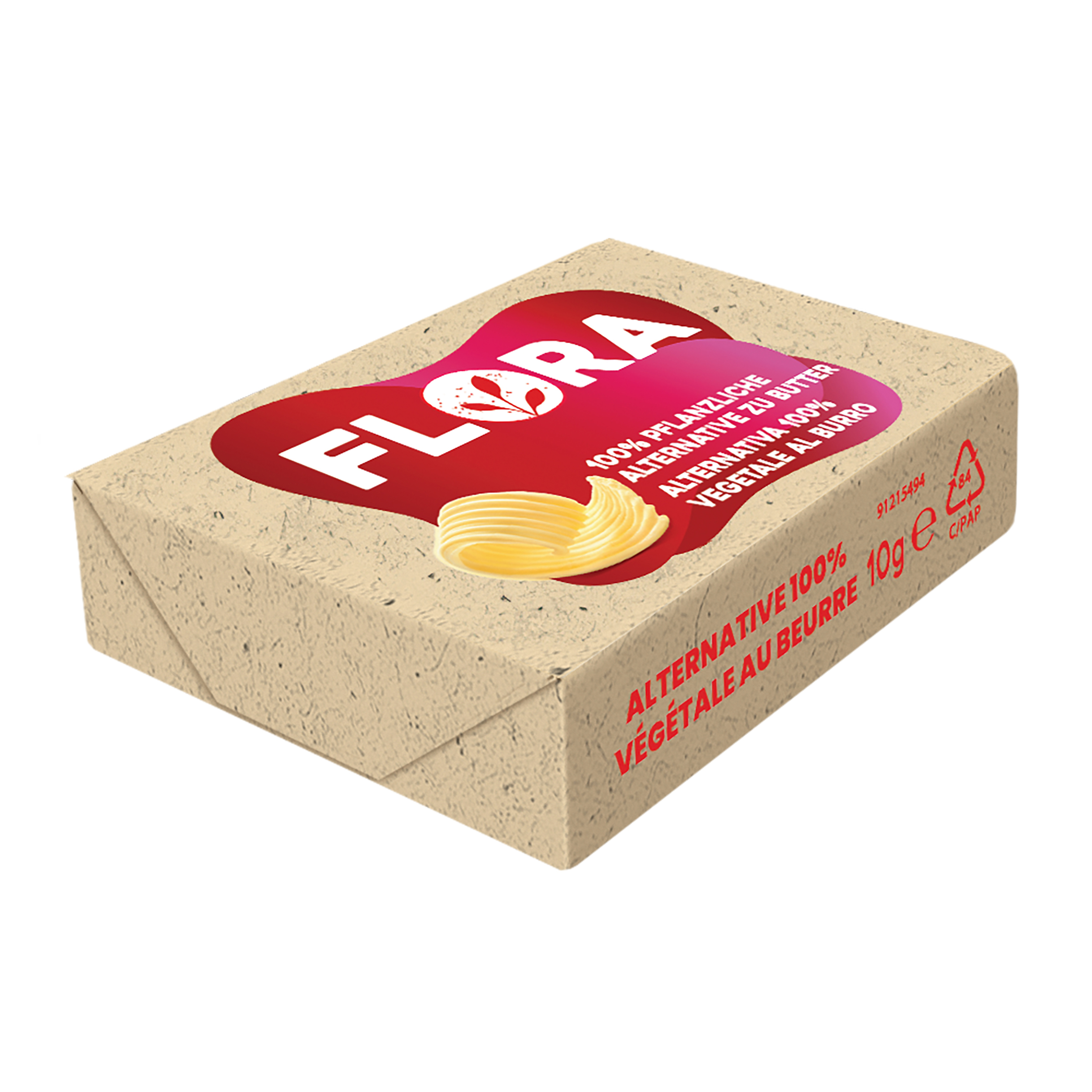 FLORA Professional 192X10G Karton "With the plant-based butter alternative from Flora, you can easily replace conventional butter and win new customers!
Flora offers the usual delicious butter taste and can be used 1:1 like butter, without any changes to the work process. The sensory properties are identical to butter. Flora is 100% allergen-free and therefore suitable for all consumers. "